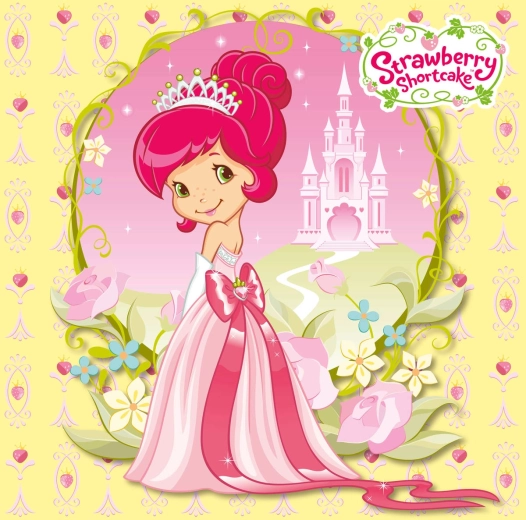 Akim coloriages carrés Fraisinette (Strawberry Shortcake) - 1 pièce