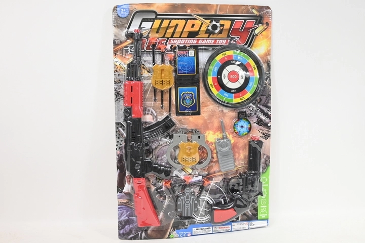 Ensemble pour enfants avec pistolet dans un grand blister - 1 pièce