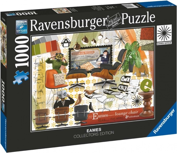 Puzzle Ravensburger Eames Design Classics 1000 pièces
