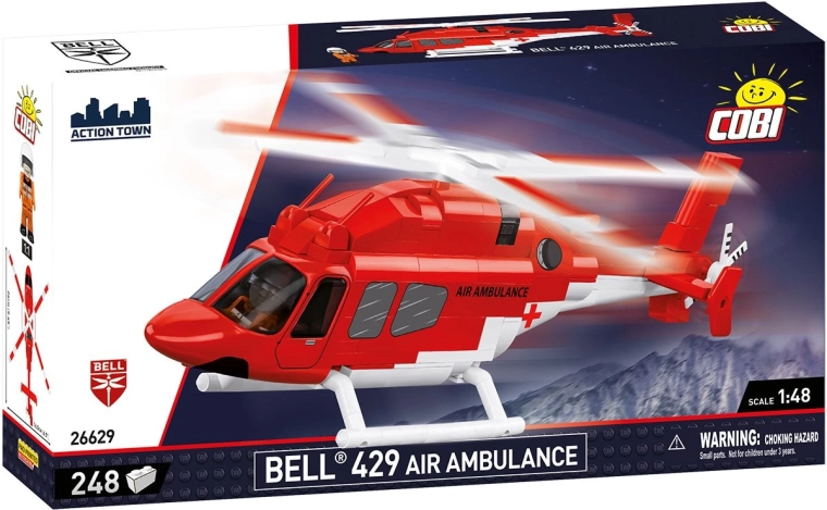 Cobi Bell 429 – hélicoptère de secours aérien 1:48 (248 pièces)
