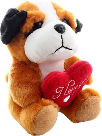 Petit cœur brodé avec déclaration