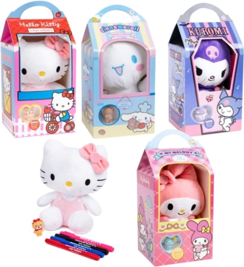 Hello Kitty Style A – peluche à colorier