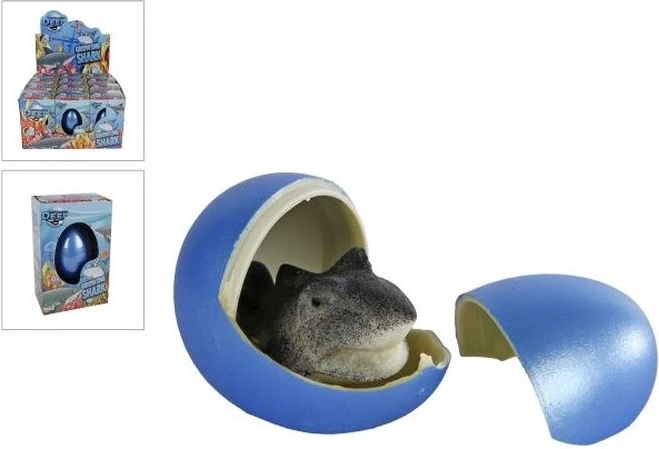 Œuf qui grandit avec requin 6 cm - 1 pièce