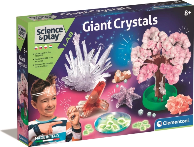 CLEMENTONI Science&Play Laboratoire : Mega cristaux lumineux
