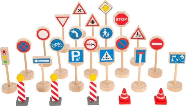 Small Foot panneaux de signalisation, ensemble de 25 pièces