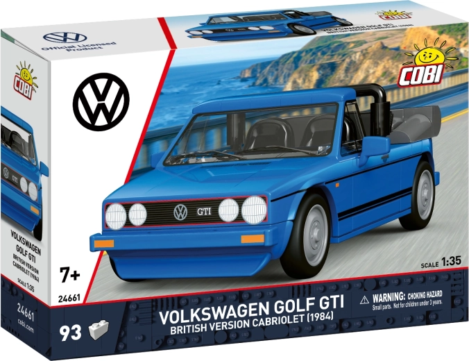 Cobi Volkswagen Golf GTI Cabriolet 1984 version britannique 1:35 (93 pièces)
