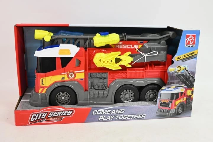 Camion de pompiers avec lumières et sons en boîte