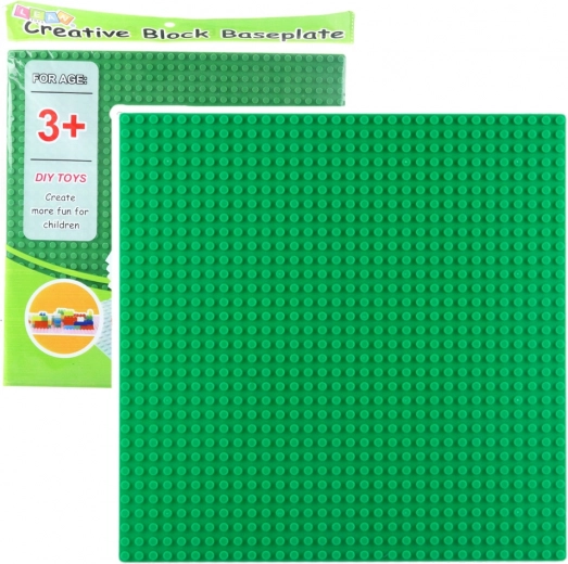 Plaque de construction pour briques Vert clair 25,5 x 25,5 cm
