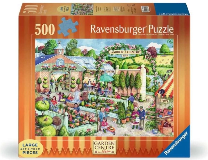 Puzzle Ravensburger centre de jardin fleuri XXL 500 pièces
