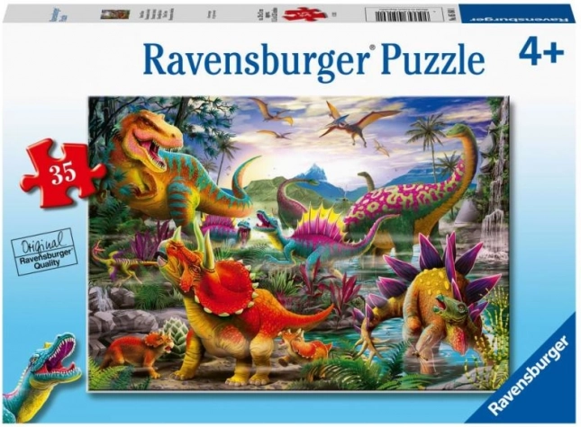 Puzzle Ravensburger T‑Rex Terror 35 pièces