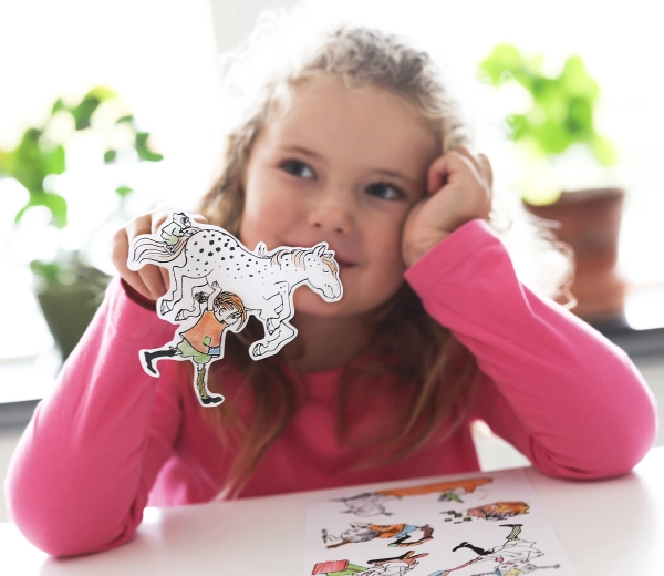 Des stickers que les enfants créent eux-mêmes