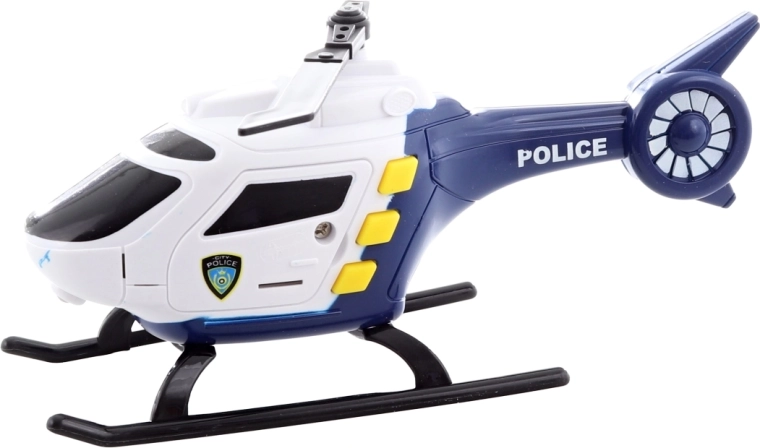 Hélicoptère de police inclus dans l’ensemble