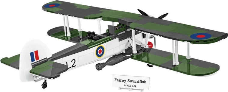 Modèle détaillé du Fairey Swordfish à l’échelle 1:32