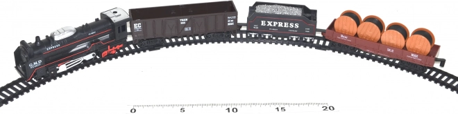 Ensemble de train Rail King avec effets lumineux