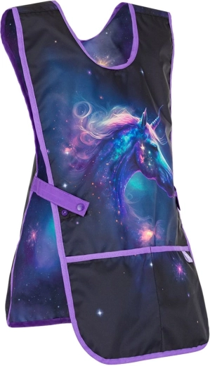 Tablier scolaire pour arts plastiques Topgal Zina avec licorne