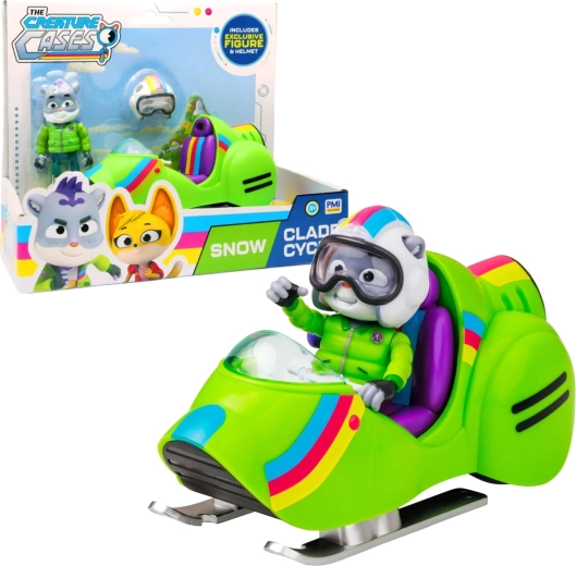 PMI The Creature Cases Zwierzęce Zagadki figurine Sam Snow et moto tout-terrain des neiges