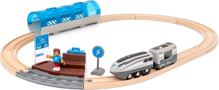Coffret de train avec train turbo BRIO World