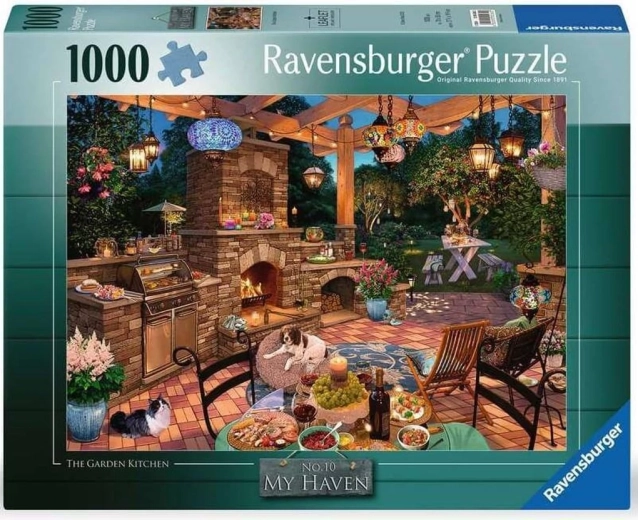 Puzzle Ravensburger My Haven : cuisine de jardin 1000 pièces