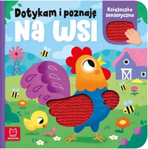 Je touche et je découvre : À la ferme – livre sensoriel pour enfants