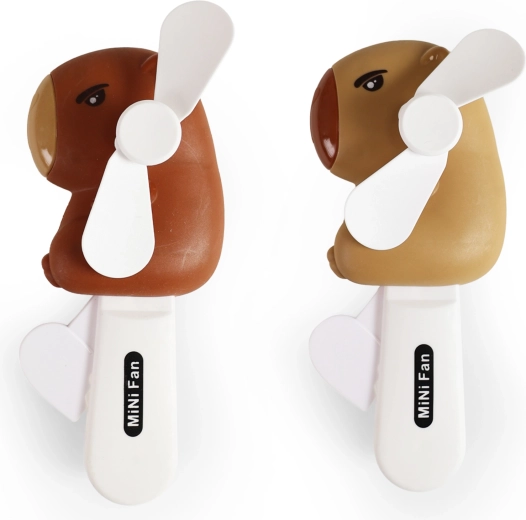 Ventilateur manuel capybara - 1 pièce