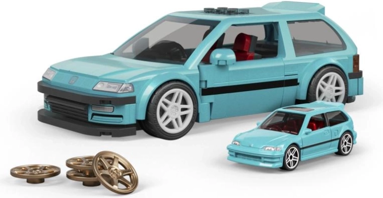 Hot Wheels Speed Series – Custom ’90 Honda Civic EF kit de voiture