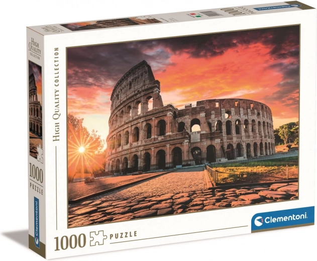 Puzzle 1000 pièces CLEMENTONI – Colisée au coucher du soleil