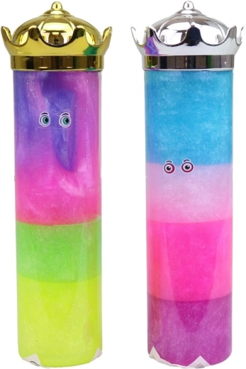 Couches arc-en-ciel et effet pailleté