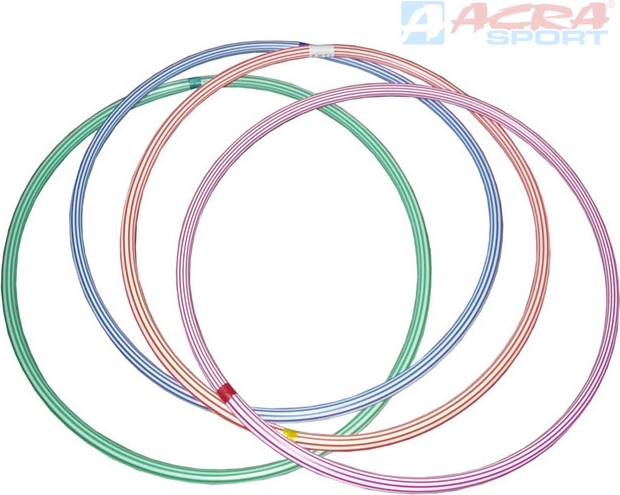 ACRA cerceau de gymnastique hula hoop 60 cm pour enfants - 1 pièce
