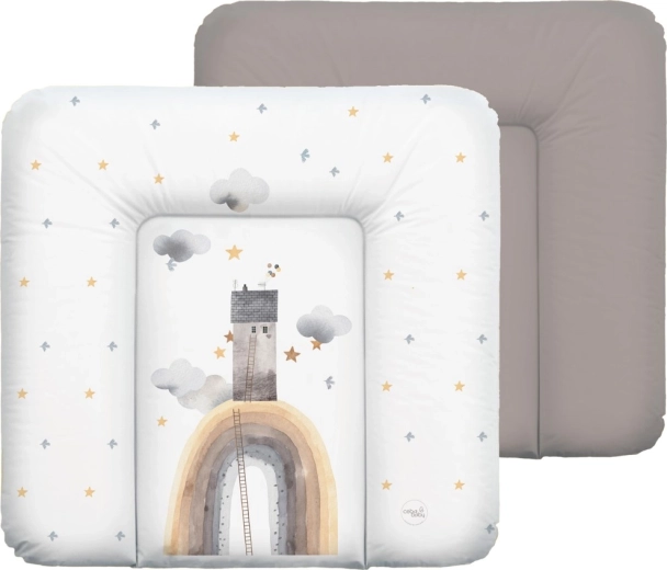 Ceba baby matelas à langer souple Basic Rainbow Home 75 × 72 cm