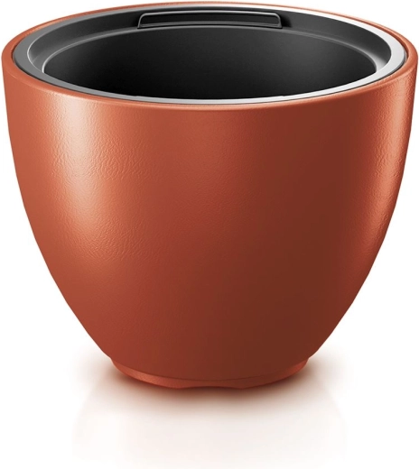 pot de fleurs avec insert heos 46,9 cm cuivre