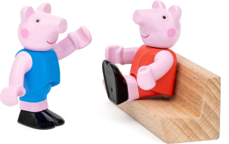 Personnages préférés Peppa et George