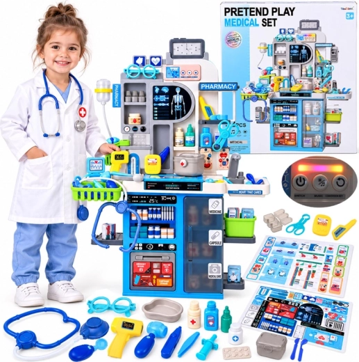Station médicale pour enfants avec pharmacie, 92 pièces