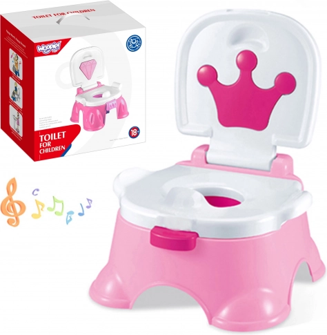 Pot de nuit pour enfants avec musique 3-en-1 WOOPIE