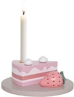 Jabadabado support à bougie gâteau aux fraises