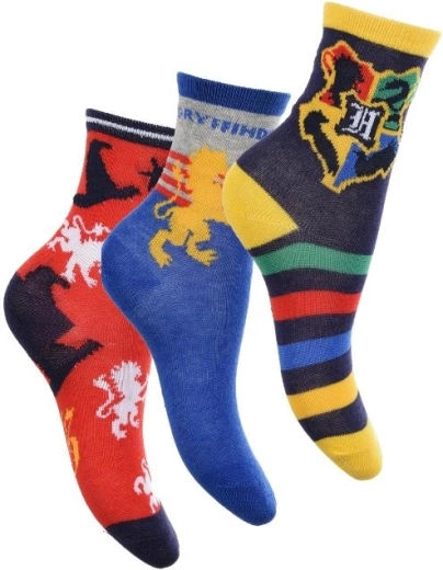 Lot de 3 paires de chaussettes Harry Potter