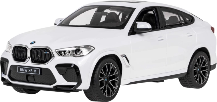 Voiture télécommandée BMW X6 M 1:14 Rastar blanche - 1 pièce