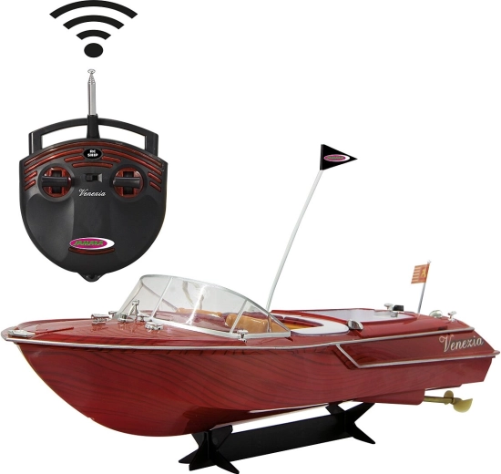 Bateau à moteur radiocommandé RC Jamara Venezia, 2 canaux, 40 MHz