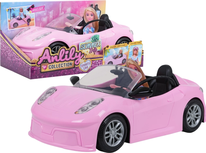 Poupée Marta avec voiture et accessoires