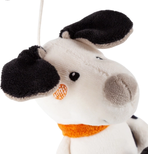 Peluche douce et couleurs contrastées pour l’éveil des sens