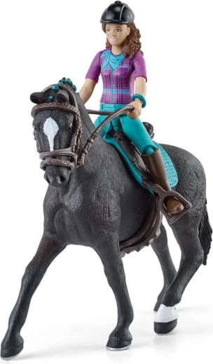 Figurines Lisa et le cheval Storm du Horse Club
