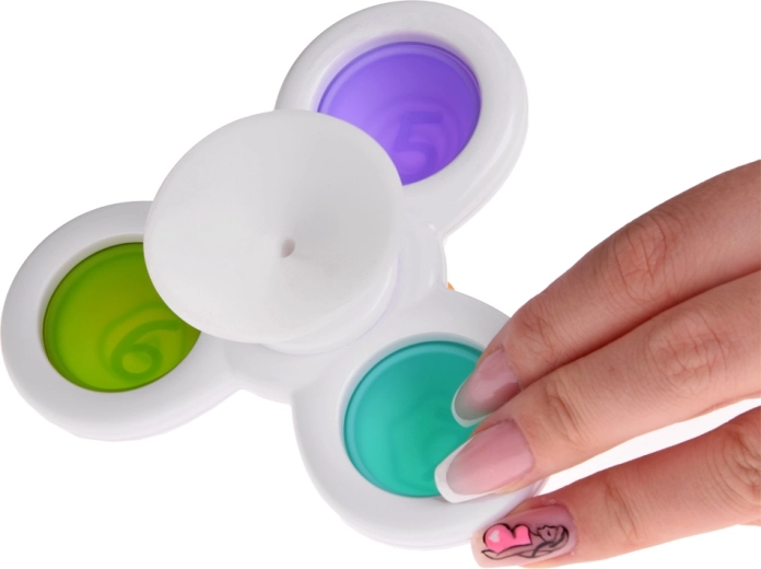 Éléments Pop It pour la stimulation sensorielle