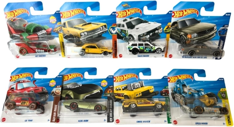 Modèles variés et style typique Hot Wheels