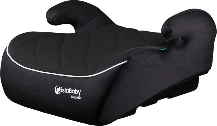 Rehausseur de voiture IslaBaby Guardio pour enfants 125–150 cm, noir
