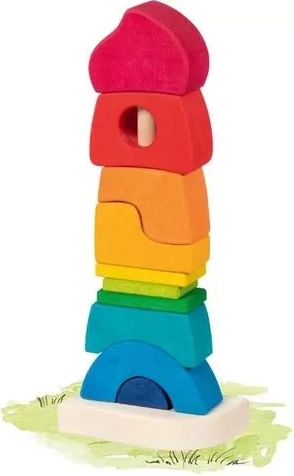 Château empilable en bois Goki