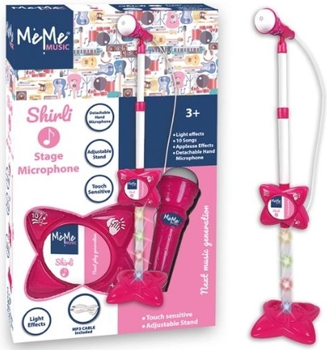 Microphone de scène Meme rose