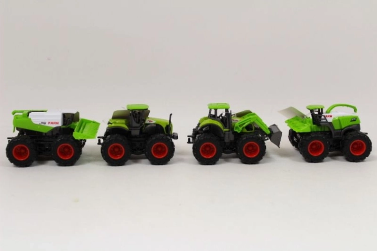 Machine agricole pour enfants – véhicule en plastique avec pièces mobiles (1 pièce)