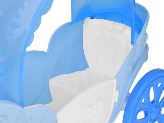 Carrosse féerique avec roues fonctionnelles