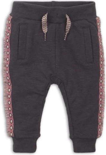 Pantalon de survêtement Dirkje Love en brun foncé