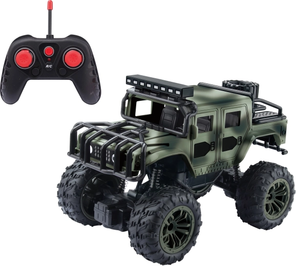 Voiture RC militaire télécommandée avec effets lumineux