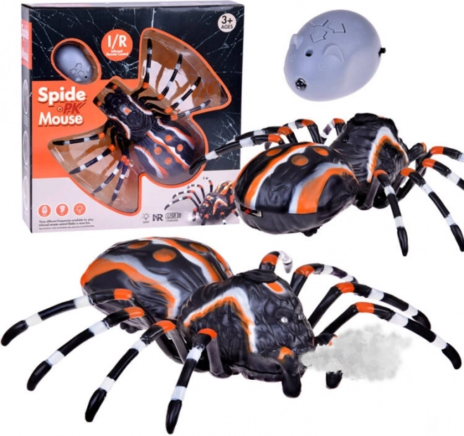 Araignée RC réaliste avec vapeur, lumières et sons